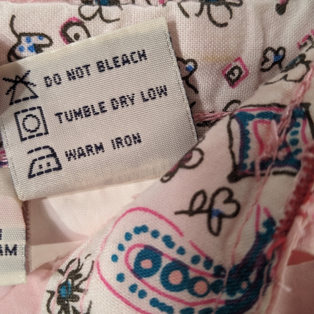 UNION BAY Capri Cargo Pants Juniors Pink Lightweight Tie Pockets - Picture 8 of 16